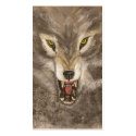 Snarling Wolf business cards
