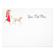 Snazzy Dog Walker Invitation