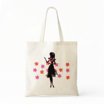 Snazzy Hula Dancer Tote Bag