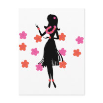 Snazzy Hula Dancer Postcards