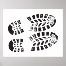 Sneakers Black & White Imprint