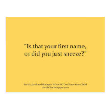 sneeze post cards
