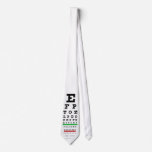 Snellen Eye Chart Tie