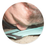 SNIFF SLAVE ROUND STICKER