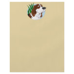 Sniffing Basset Hound Cartoon flyers