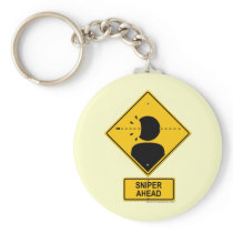 Sniper Ahead Warning Sign (Head Shot)