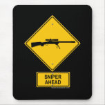 Sniper Ahead Warning Sign