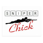 Sniper Chick Postcards