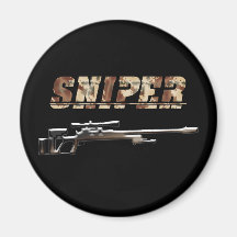 Sniper Refrigerator Magnets