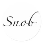 Snob stickers
