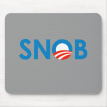 SNOBAMA  / ANTI-OBAMA MOUSE MATS