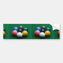 Snooker equipment bumper sticker