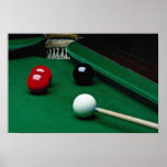 Snooker equipment print