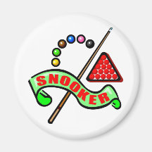 Snooker Pool Fridge Magnet