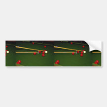 Snooker shot bumper sticker