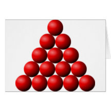 Snooker Triangle Card