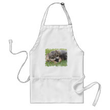 Snoozing Schnauzer Apron