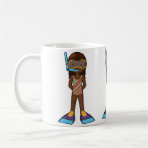 snorkelgirl coffee mug