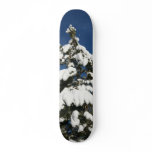 snow and sun skateboard deck