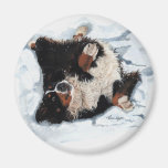 Snow Angel Fridge Magnet