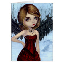 "Snow Angels" Greeting Card