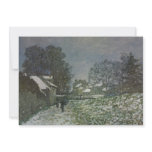 Snow at Argenteuil II by Claude Monet invitations