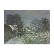Snow at Argenteuil II by Claude Monet Post Cards