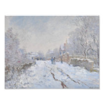 Snow at Argeteuil - Idyllic Vintage Winter Scene Photograph