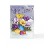 Snow at Easter cards