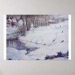 Snow Bank painting- poster