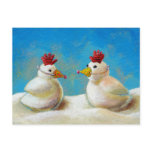 Snow Birds change of address custom cards postcards