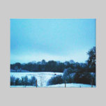 SNOW BLUES canvas prints