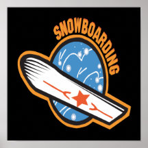 Snow Boarding 1 Print