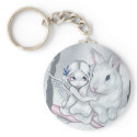 "Snow Bunny" Keychain