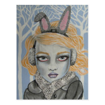 Snow Bunny Post Cards