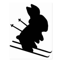 snow bunny postcards