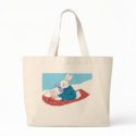 Snow Bunny Tote bags
