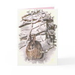 Snow Bunny Valentine cards