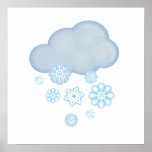 snow cloud posters