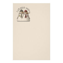 Snow Couple Stationery