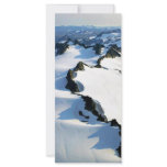 Snow-covered Mountain Peaks - Aerial View rack cards