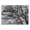 Snow Covered Oak Tree Card