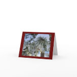 snow covered pines cards