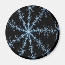 Snow Crystal Magnets