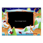 Snow Deer Template Cards