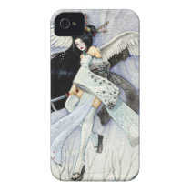 Snow & Feathers Geisha iPhone 4 Case