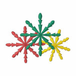 Snow Flakes embroidered shirts