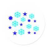 Snow Flakes stickers