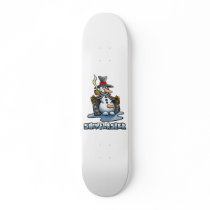 SNOW FLASHER CARTOON SKATEBOARD