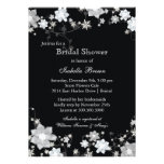 Snow Flowers Winter Sparkle Bridal Shower Invites